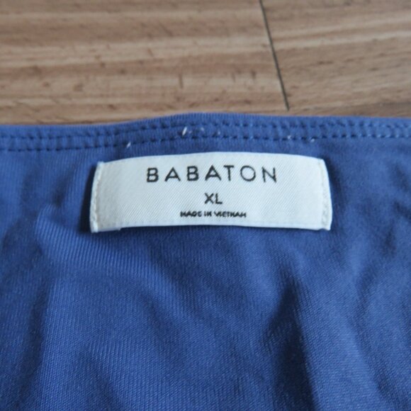 ARITZIA BABATON Contour Scoopneck Tank in Blue Eclipse Minimalist - Size XL - Picture 10 of 10